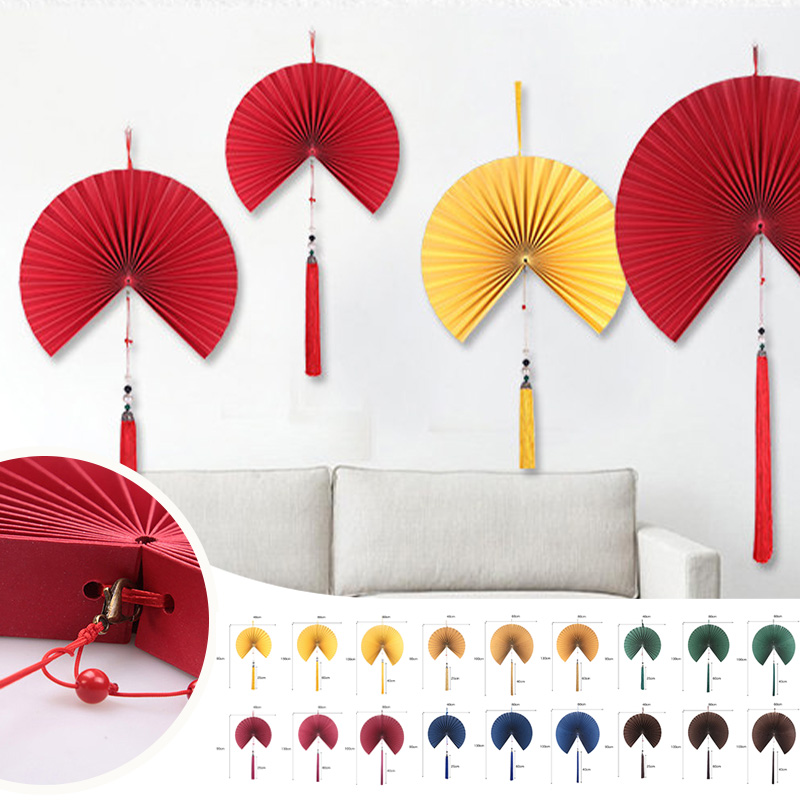 Interior Design Home Decor - Éventail décoratif de style chinois 40/60/80cm,