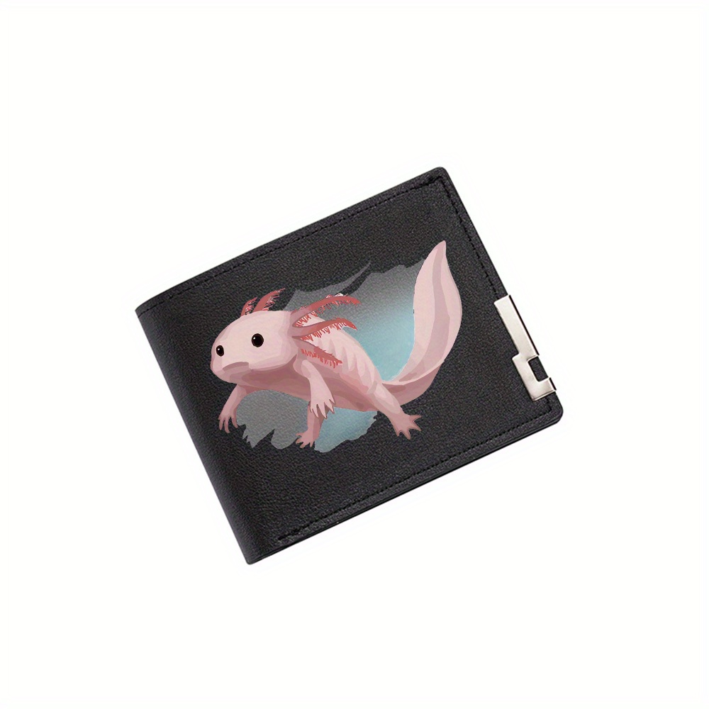 Interior Design Illustrated - Rose axolotl amphibien illustration eau portefeuille