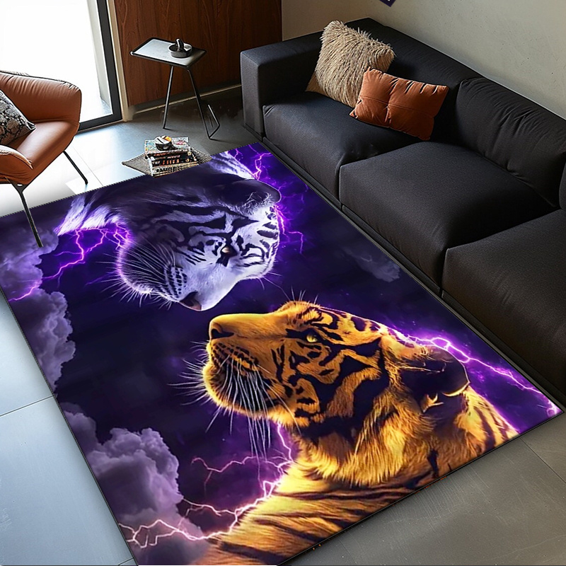 Interior Design Your Home - Tapis visages de tigre avec effets
