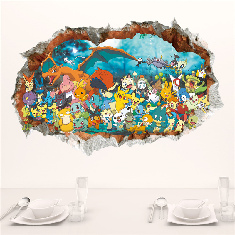 Interior Design Magazine - Autocollant mural Pokémon Pikachu pour chambre