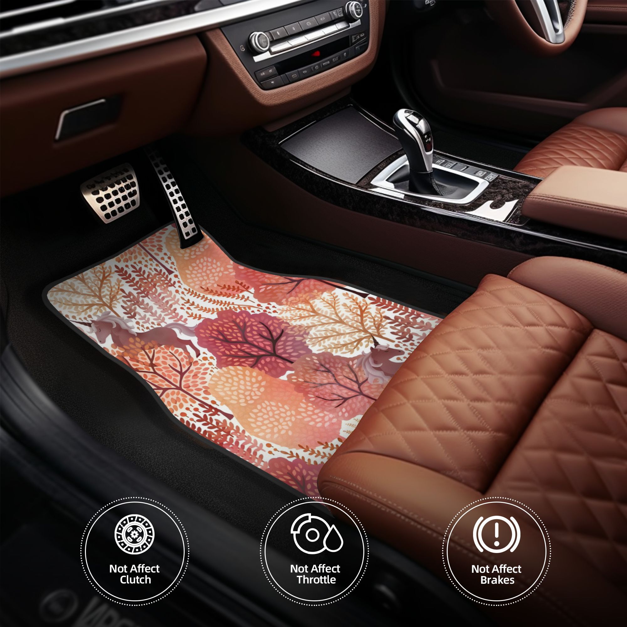 Interior Design Illustrated - 4 tapis de sol de voiture