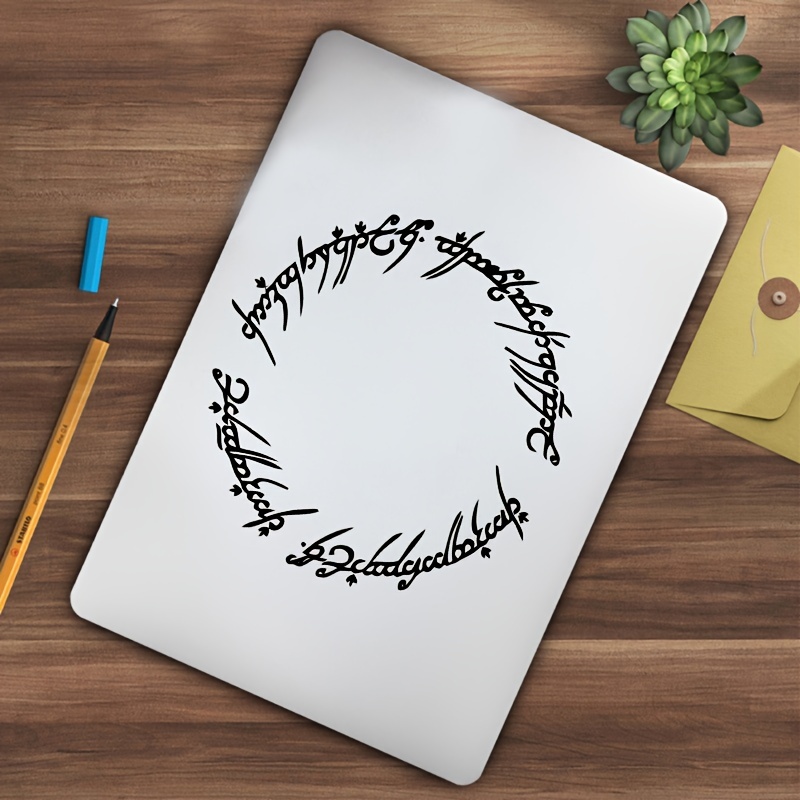Interior Design Magazine - Magic Movie Elf Circle Stickers, Vinyl