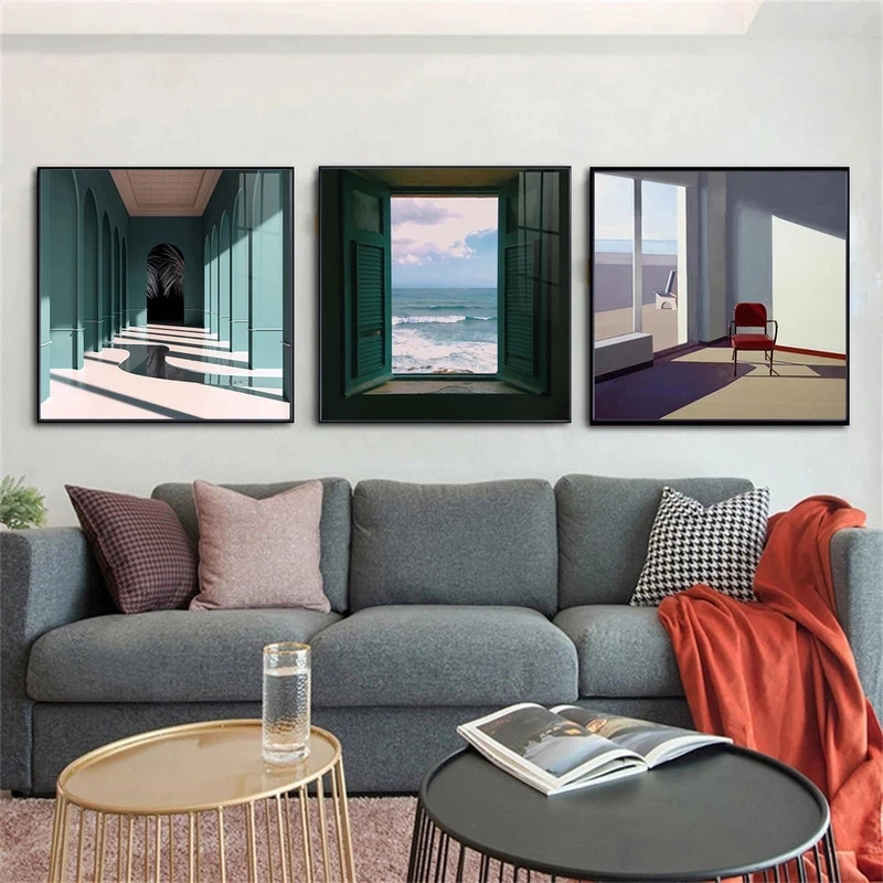 Peinture sur toile de paysage  - Interior Design Home Decor avis et prix