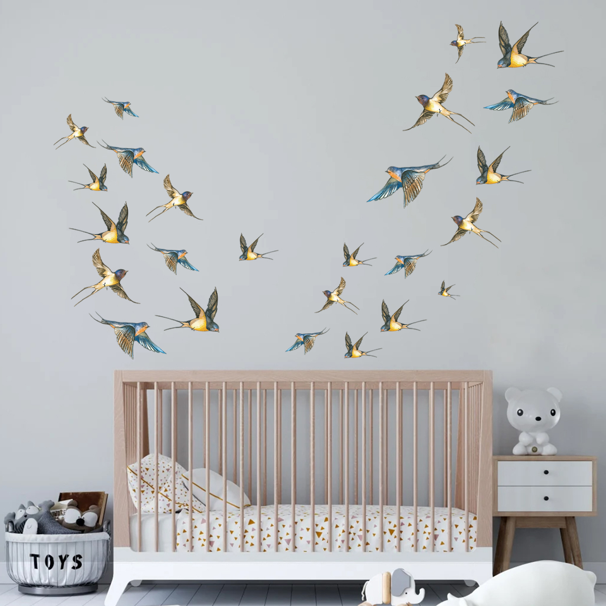 Autocollants muraux oiseaux aq - Interior Design Magazine avis et prix