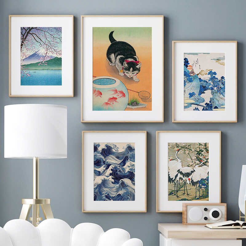 Peinture sur toile japonaise K - Interior Design Home Decor avis et prix
