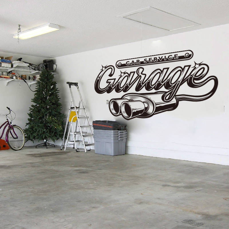 Autocollant mural de garage de - Interior Design Magazine avis et prix