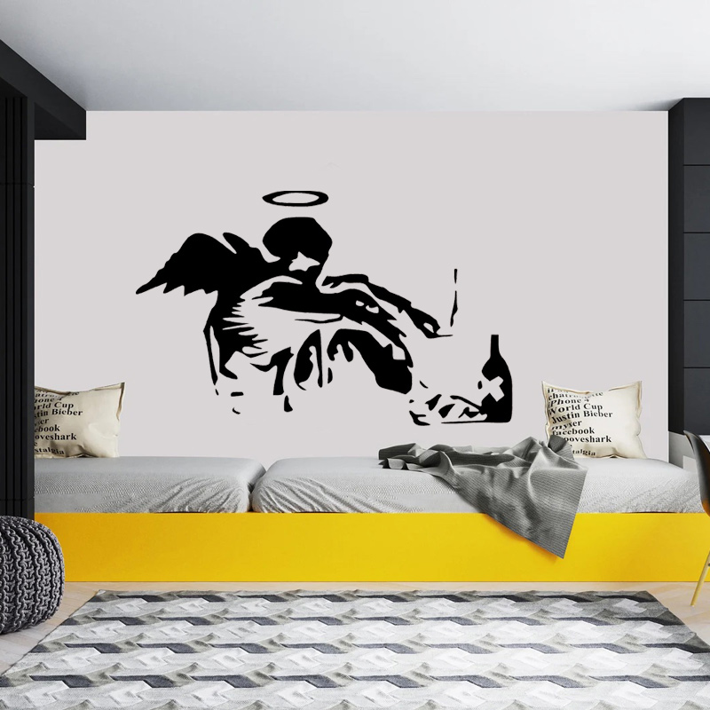 Banksy – autocollants muraux G - Interior Design Magazine avis et prix